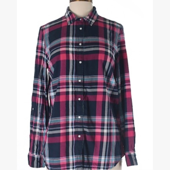 Tommy Hilfiger Plaid Button Down size M - Picture 1 of 5